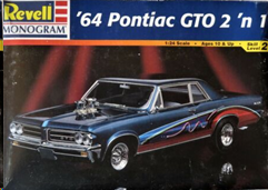Revell 1964 GTO kit box cover