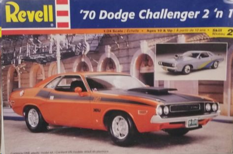 Revell 1970 Dodge Challenger 2 'n 1 box cover 