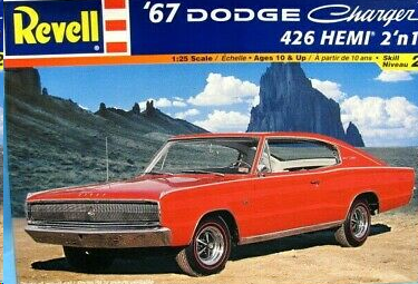 Revell 1967 Dodge Charger box top
