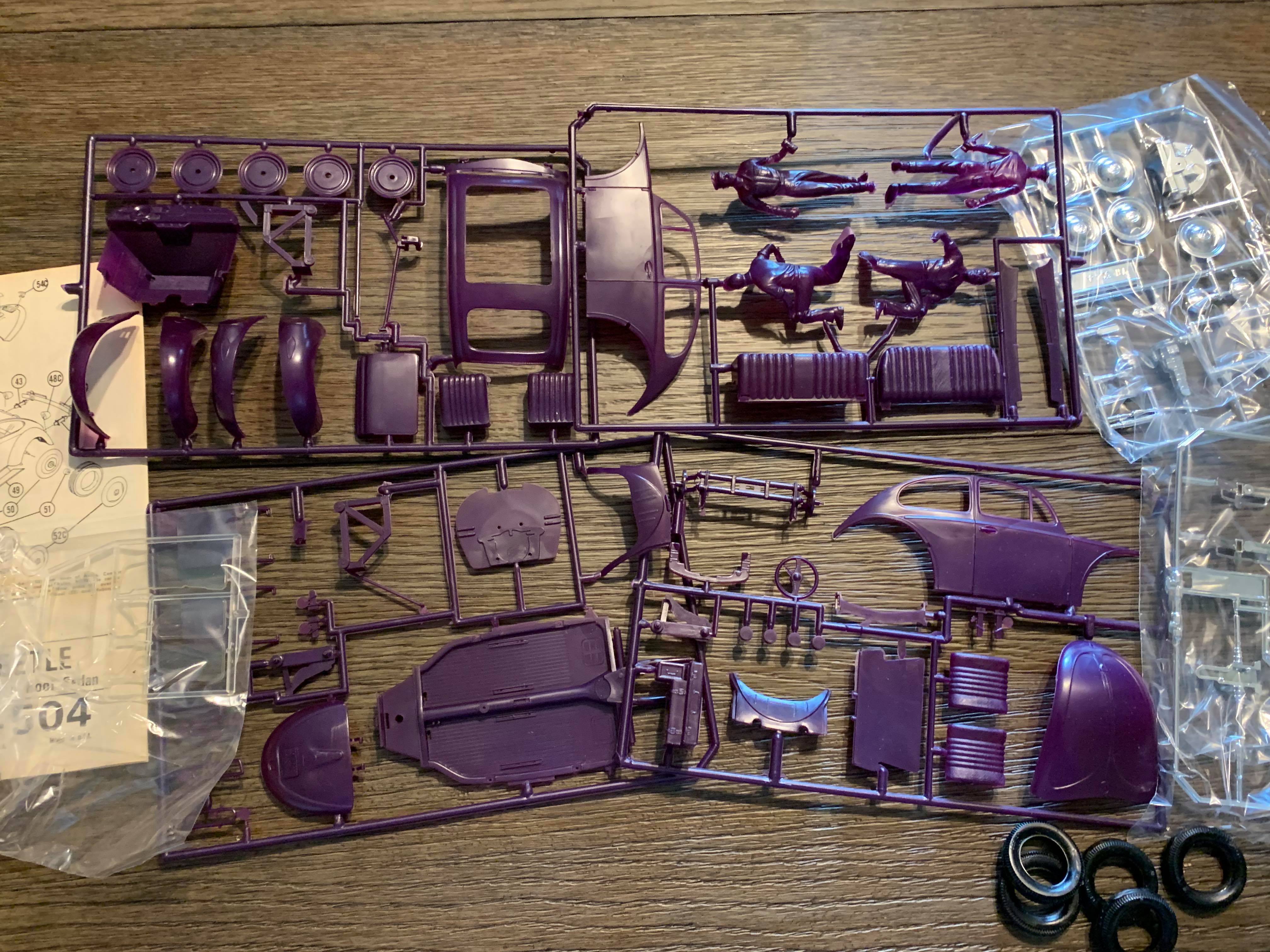 X-RAY: Volkswagon Beetle, PYRO 1/25 | The Model Car Showroom