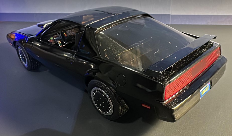 Knight Rider Firebird MPC model kit rear.
