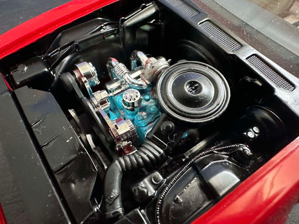 1980 Pontiac Turbo Trans Am Firebird by Monogram - engine