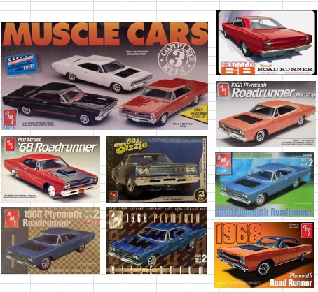 List of possible AMT 1968 Plymouth Roadrunner Hemis to build