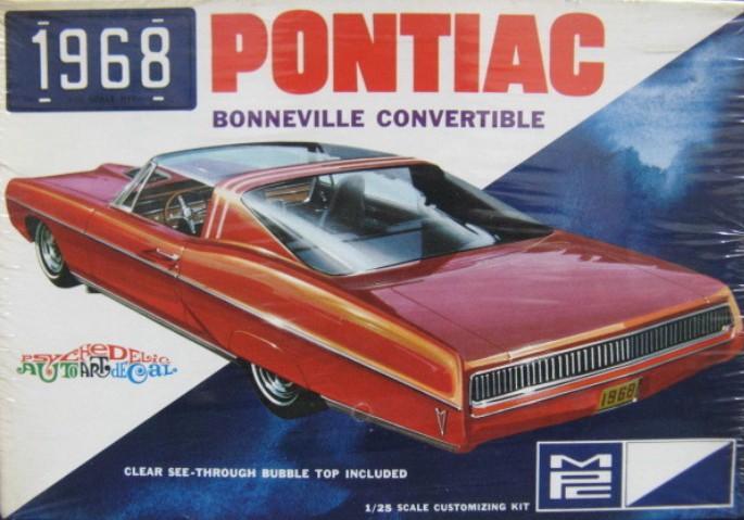 1968 Pontiac Bonneville 1/25 model by MPC