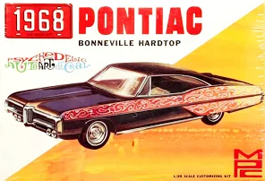 Another '67 Bonneville model by MPC. A Psychedelic version 1/25.
